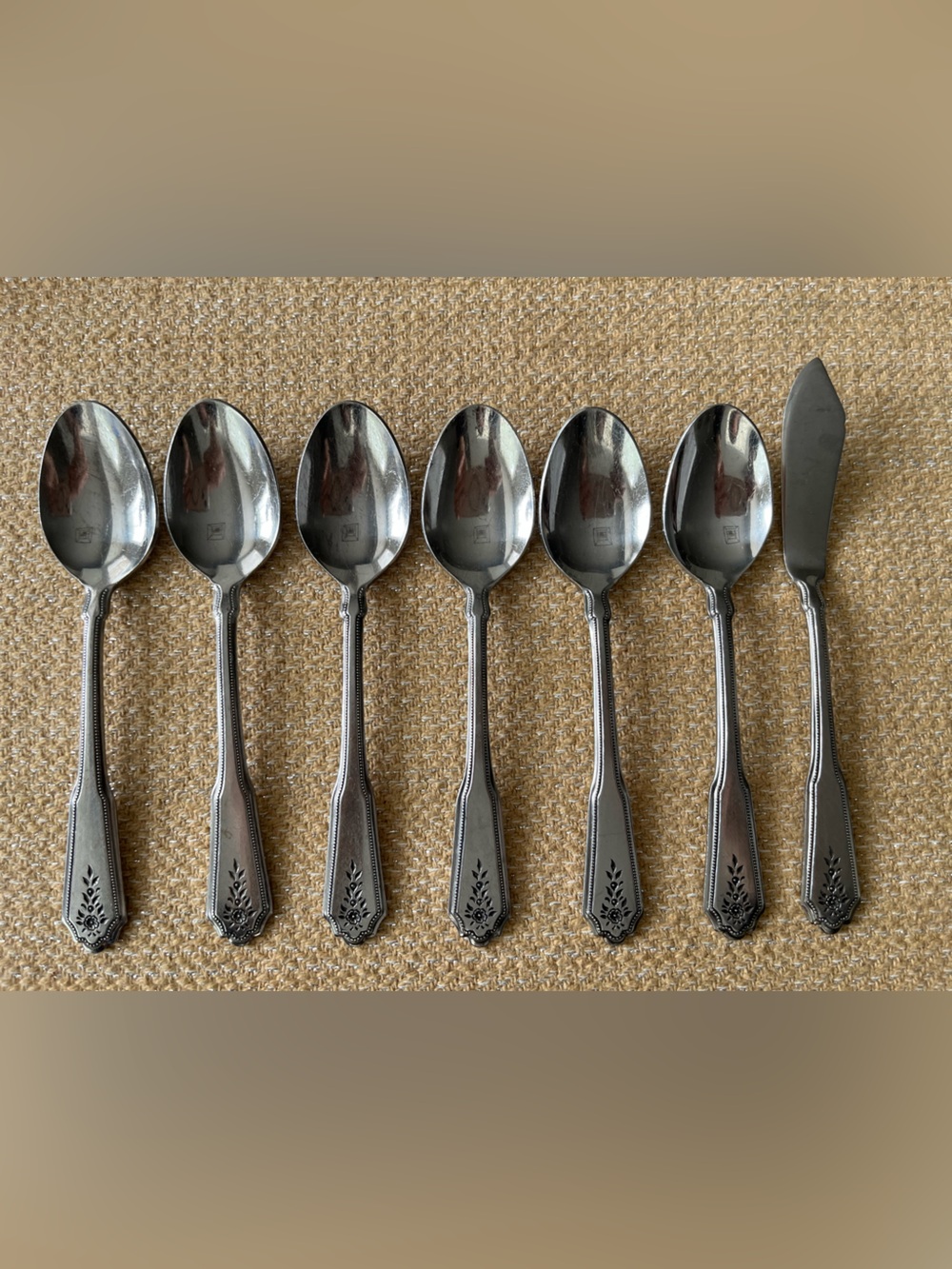 Norcrest-Brentwood (Stainless) *
by Rogers STANLEY ROBERTS Teaspoons (6)